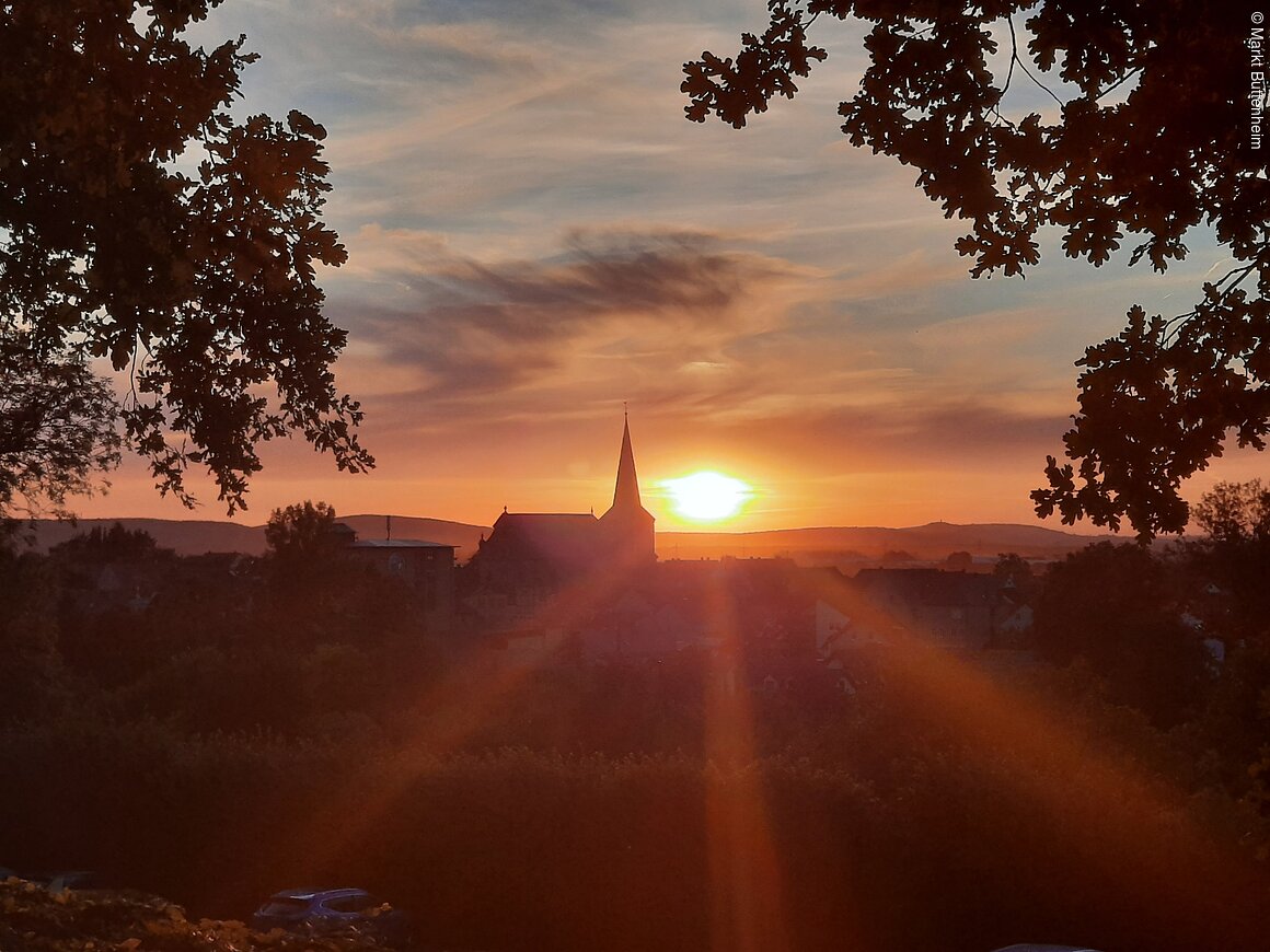 Sonnenuntergang (Buttenheim, Fränkische Schweiz)