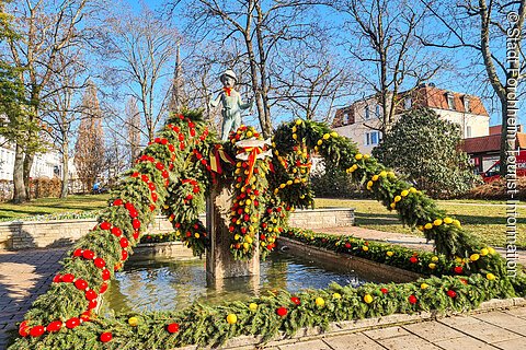 Osterbrunnen in Forchheim (Forchheim, Fränkische Schweiz)