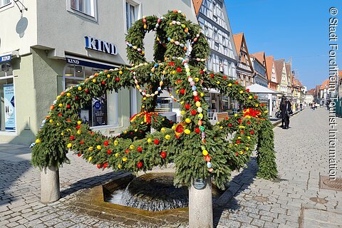 Osterbrunnen in Forchheim (Forchheim, Fränkische Schweiz)