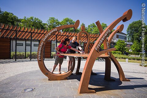 Am Deutschen Wanderdrehkreuz