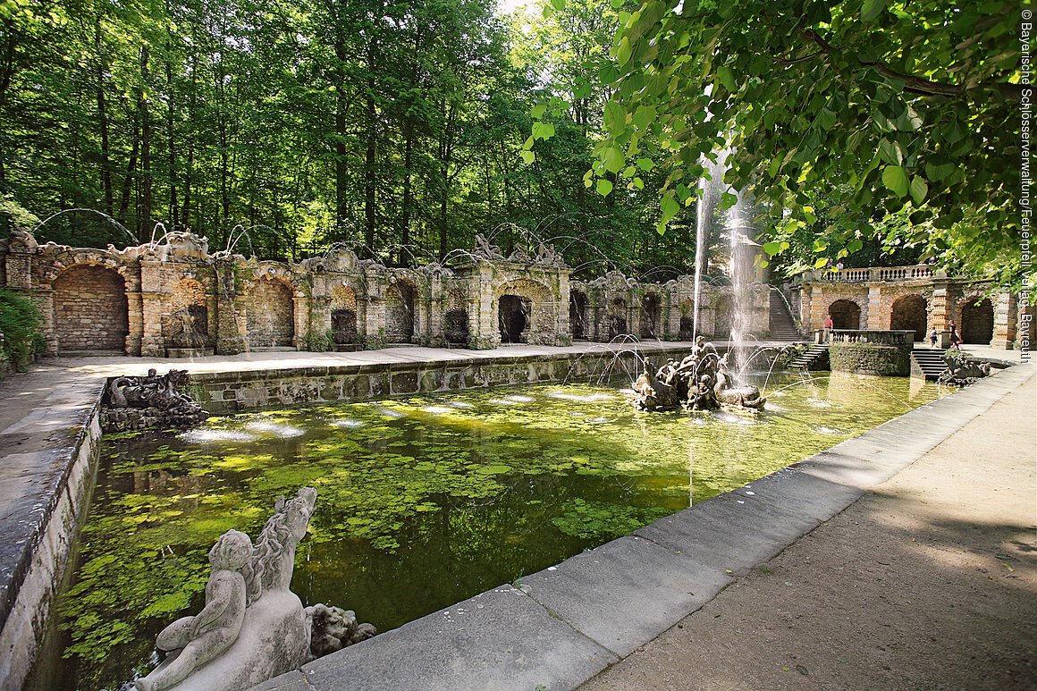 Bayreuth, Eremitage, Altes Schloß, Untere Grotte