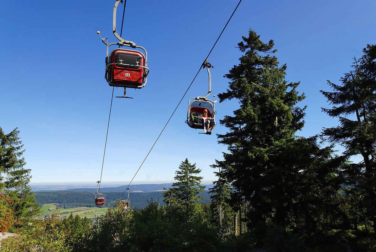 Seilschwebebahn Ochsenkopf Talstation Süd Tourismusverband Franken
