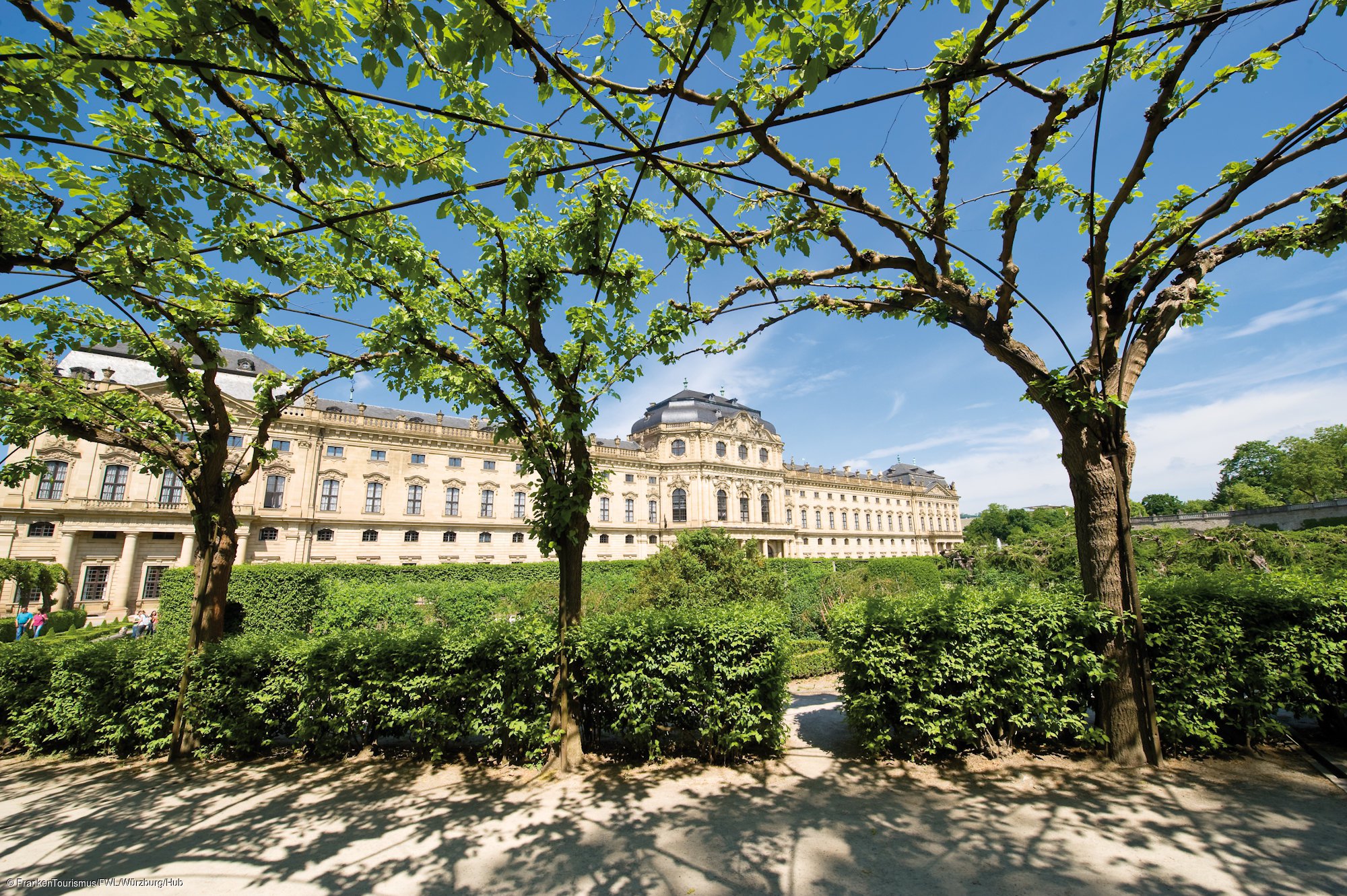 Residenz, Hofgarten (Würzburg, Fränkisches Weinland) Residenz, Hofgarten (Würzburg, Fränkisches Weinland)
