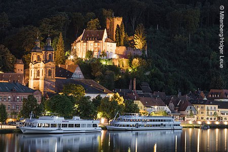 Miltenberg bei Nacht (Miltenberg, Spessart-Mainland)