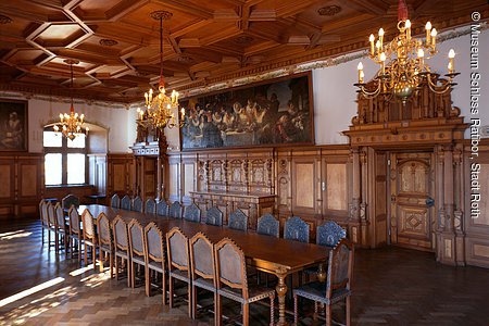Speisesaal, Schloss Ratibor, Roth