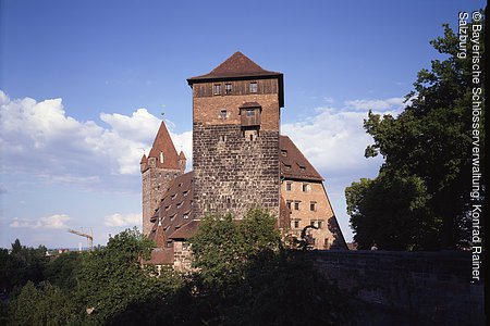 Fünfeckturm, Kaiserstallung und Luginsland, Kaiserburg Nürnberg