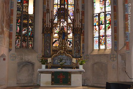 Altarraum der Stadtkirche Langenzenn
