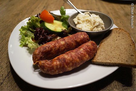 Geräucherte Bratwurst  (Ansbach, Romantisches Franken)