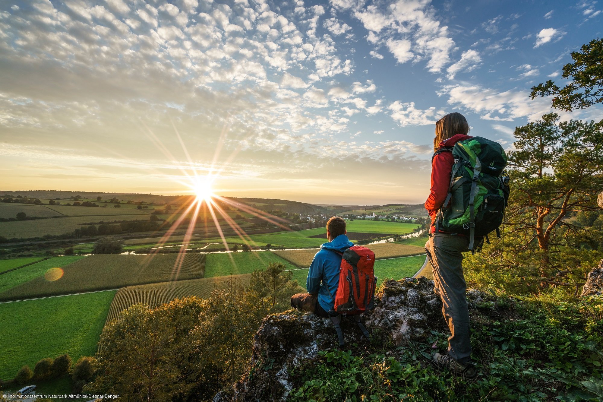 Sonnenuntergang auf den Burgsteinfelsen Sonnenuntergang auf den Burgsteinfelsen