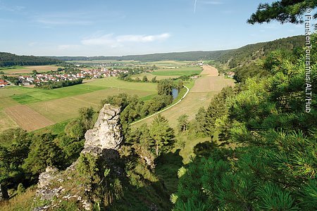 Blick auf die Altmühl bei Gungolding