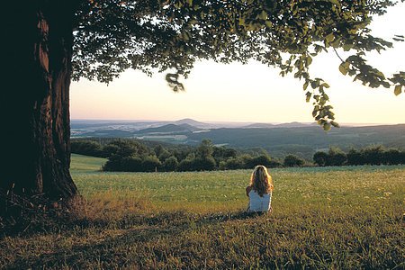 Blick auf die Kuppenrhön