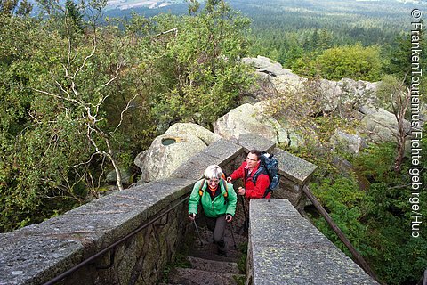 Wandern am Kösseinehaus (Fichtelgebirge)