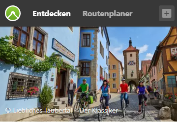 Radtouren durch das Liebliche Taubertal mit komoot