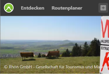 Wanderungen in der Rhön mit komoot