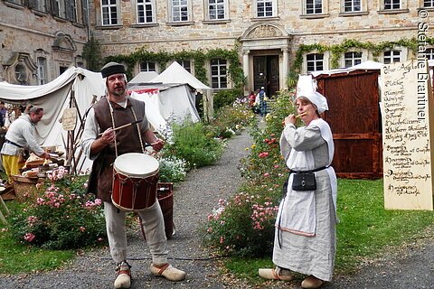 Mittelaltermarkt Schloss Burgpreppach