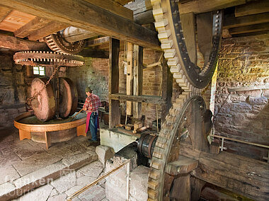 Ölschlagmühle im Fränkischen Freilandmuseum (Fladungen, Rhön)