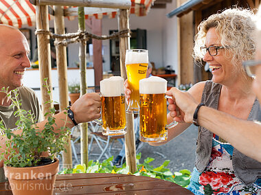 Biergenuss bei der Brauerei Martin (Fränkisches Weinland)