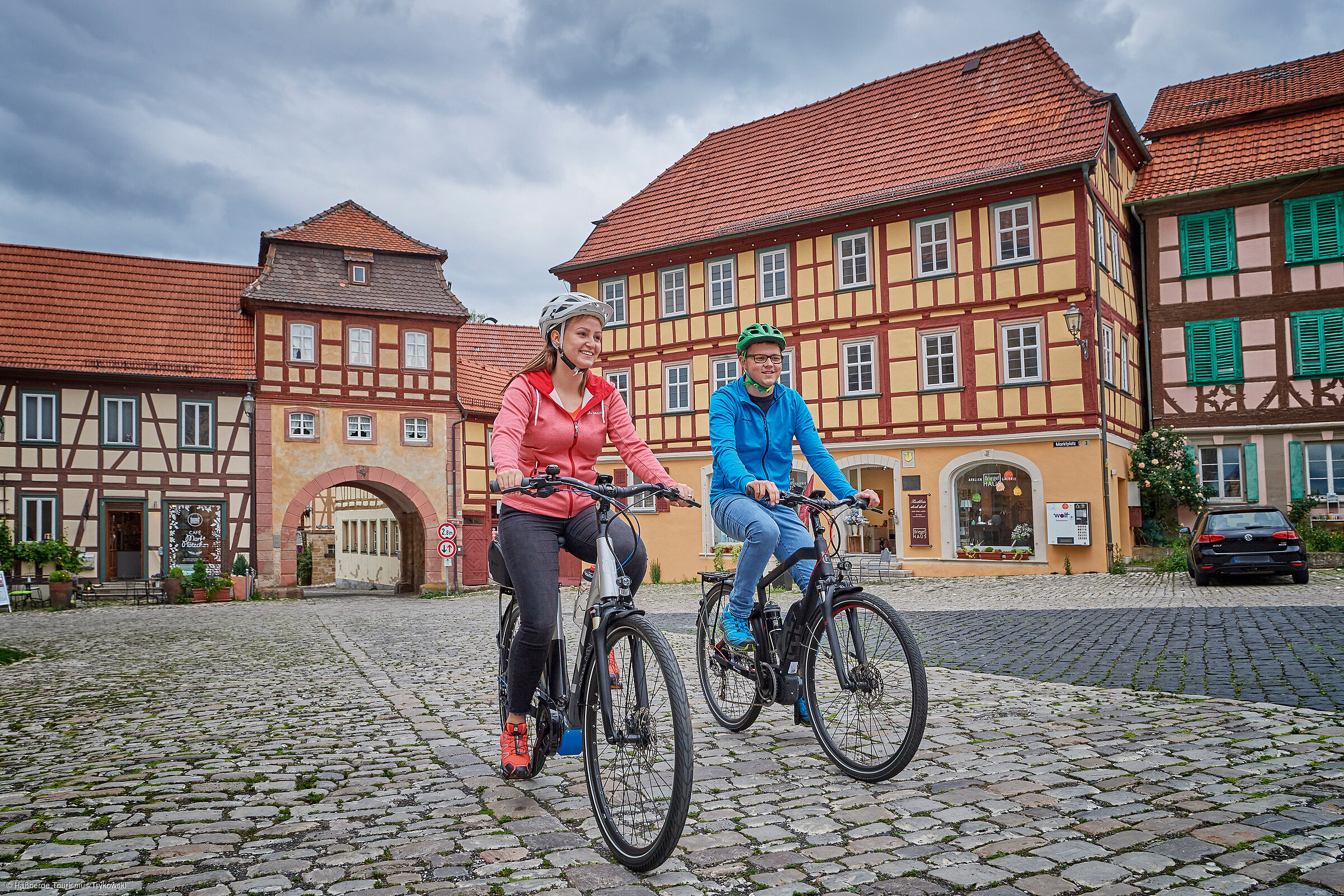 Fahrradgenuss in der Fachwerkstadt (Königsberg/Hassberge) Fahrradgenuss in der Fachwerkstadt (Königsberg/Hassberge)