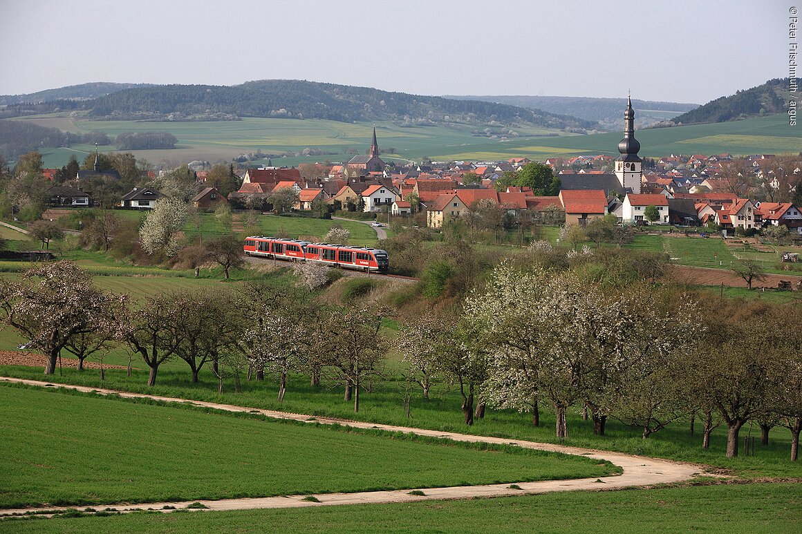 Blick auf Hochhausen