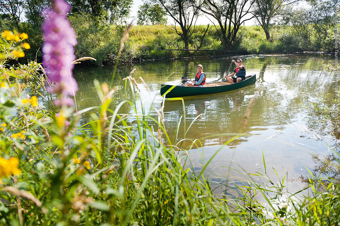 Kanufahren auf dem Main (Fränkisches Weinland)