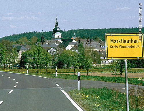 Ortseingang (Marktleuthen, Fichtelgebirge)