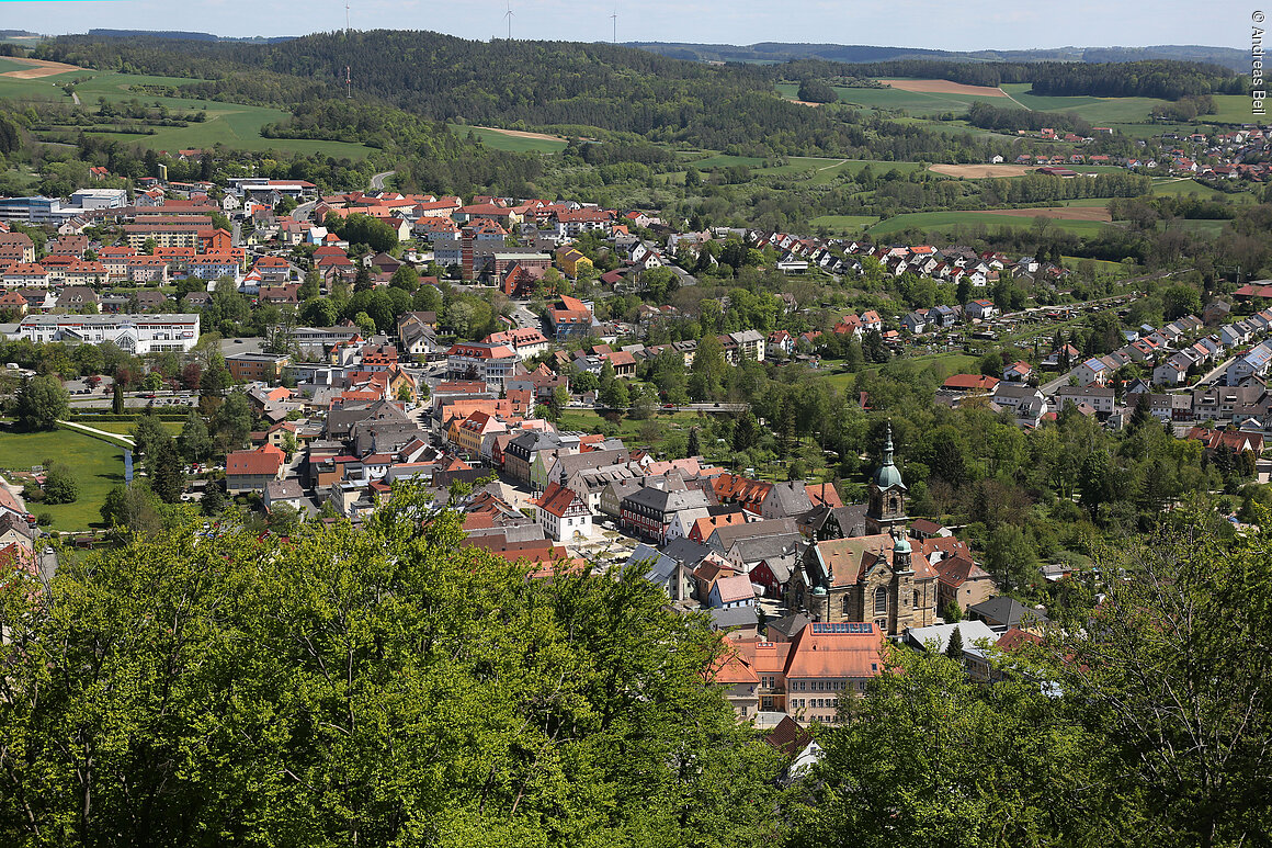 Blick auf die Stadt (Pegnitz, Fränkische Schweiz)