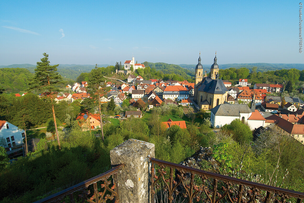 Blick auf Gößweinstein (Fränkische Schweiz)