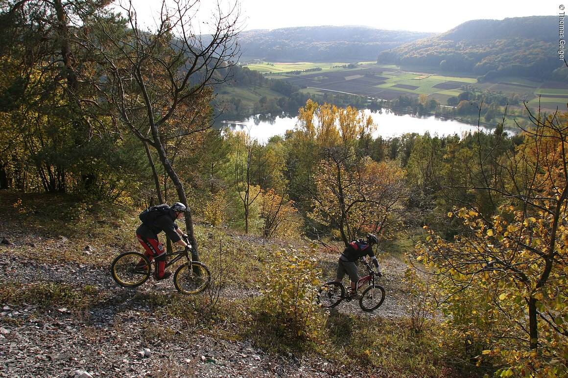 Mountainbiker (bei Happurg, Nürnberger Land)