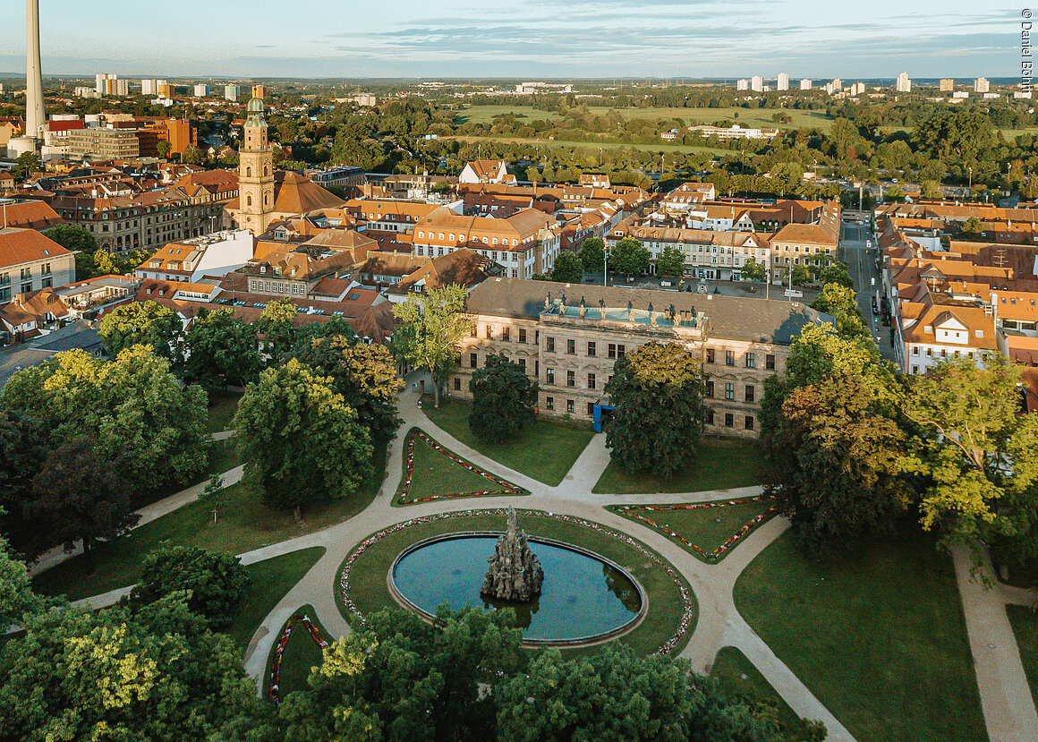 Orangerie mit Markgrafenschloss (Erlangen, Städteregion Nürnberg)