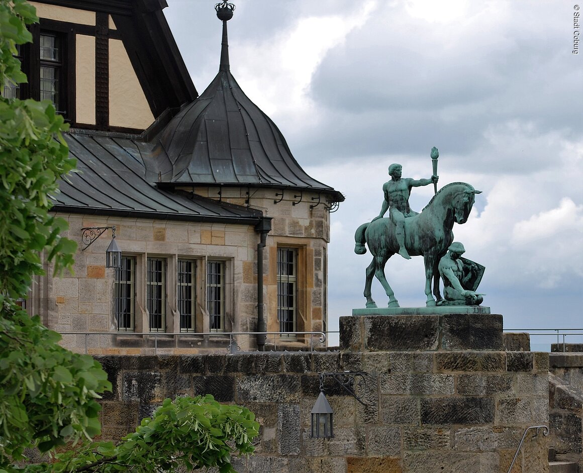 Skulptur Luther Veste Coburg (Coburg, Coburg.Rennsteig)