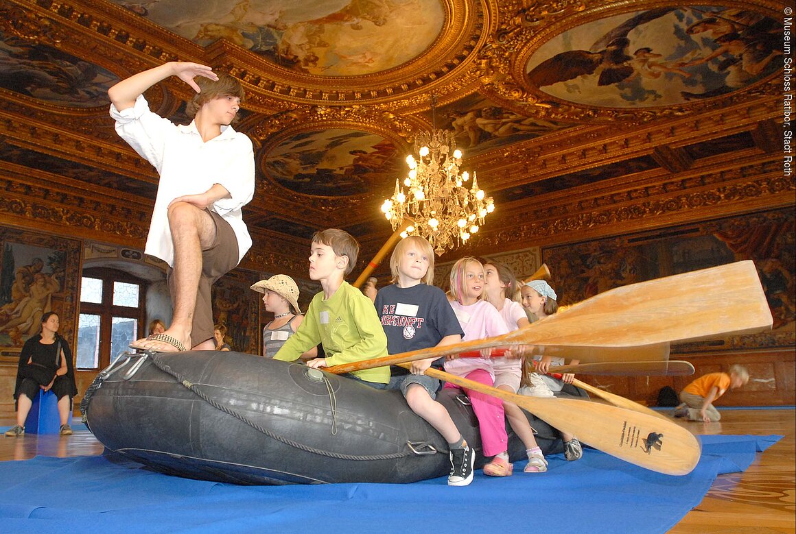 Odysseusführung für Kinder auf Schloss Ratibor, Roth