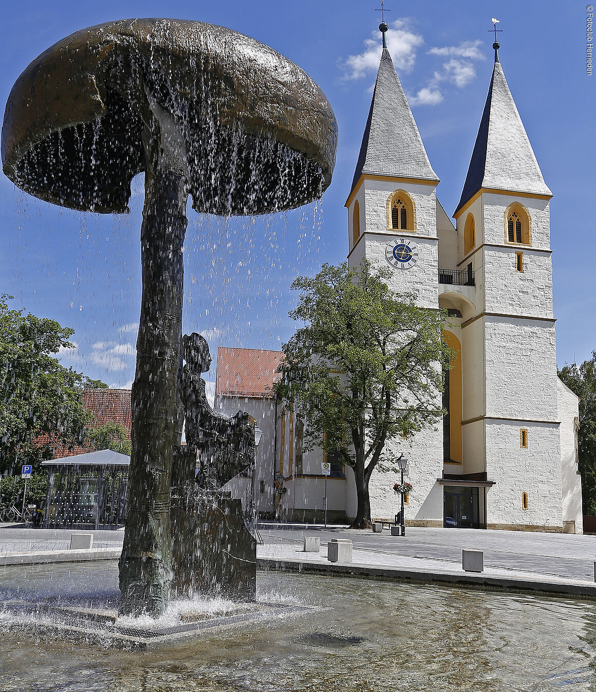 Deocar Brunnen (Herrieden, Romantisches Franken)