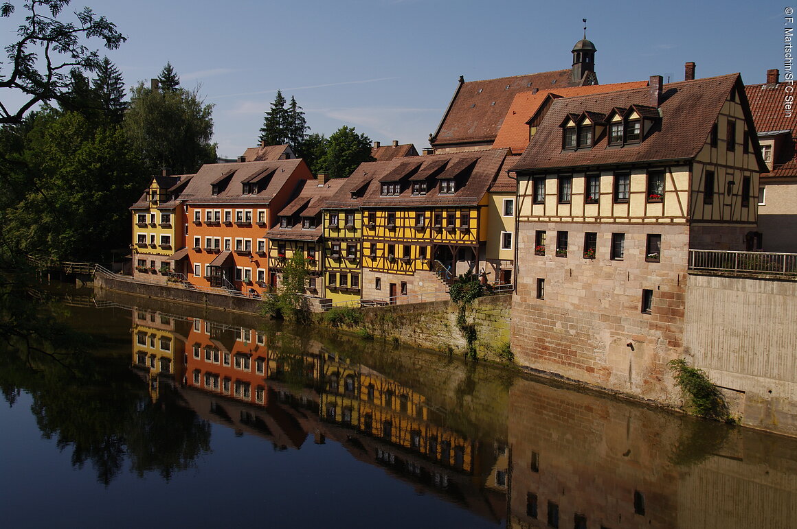 Blick auf die Wassergasse (Stein, Romantisches Franken)