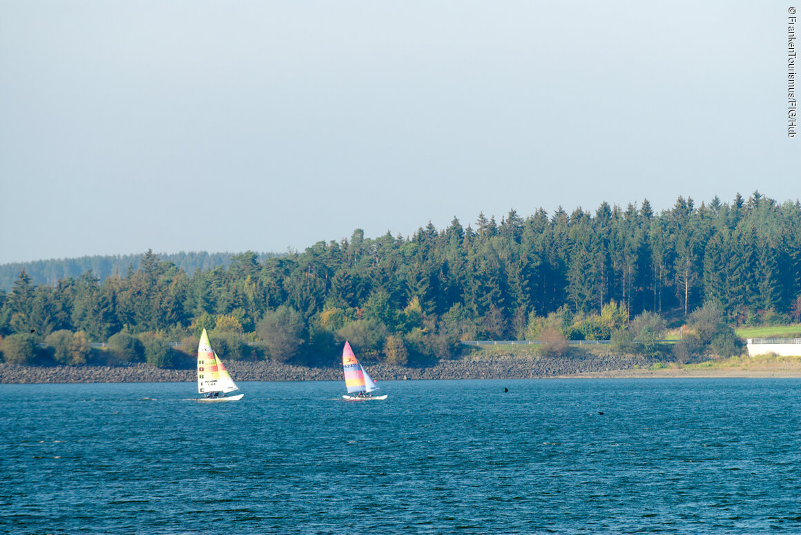 Segeln am Förmitzstausee (Fichtelgebirge) Segeln am Förmitzstausee