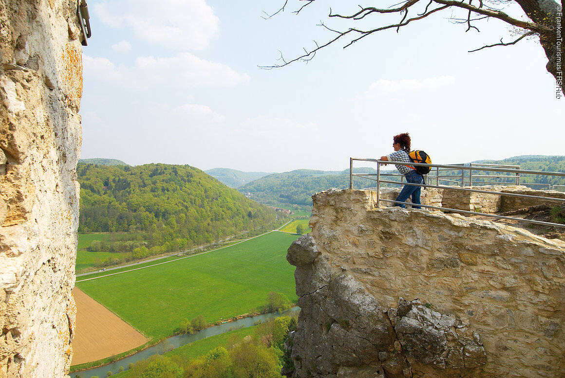 Auf der Ruine Neideck (Streitberg/Fränkische Schweiz)