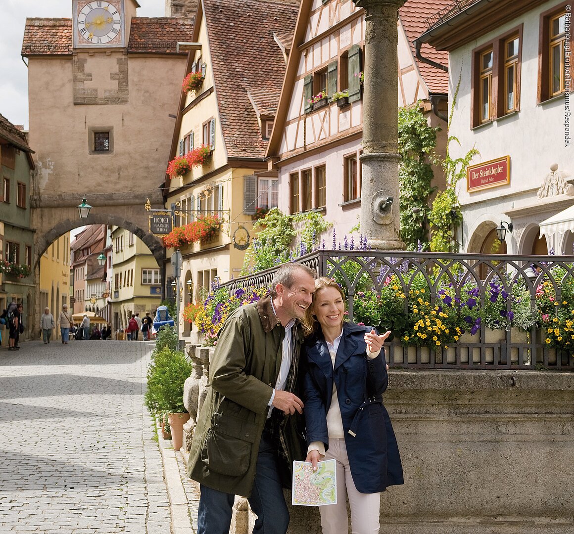 Markusturm und Röderbogen (Rothenburg o.d.T., Romantisches Franken)