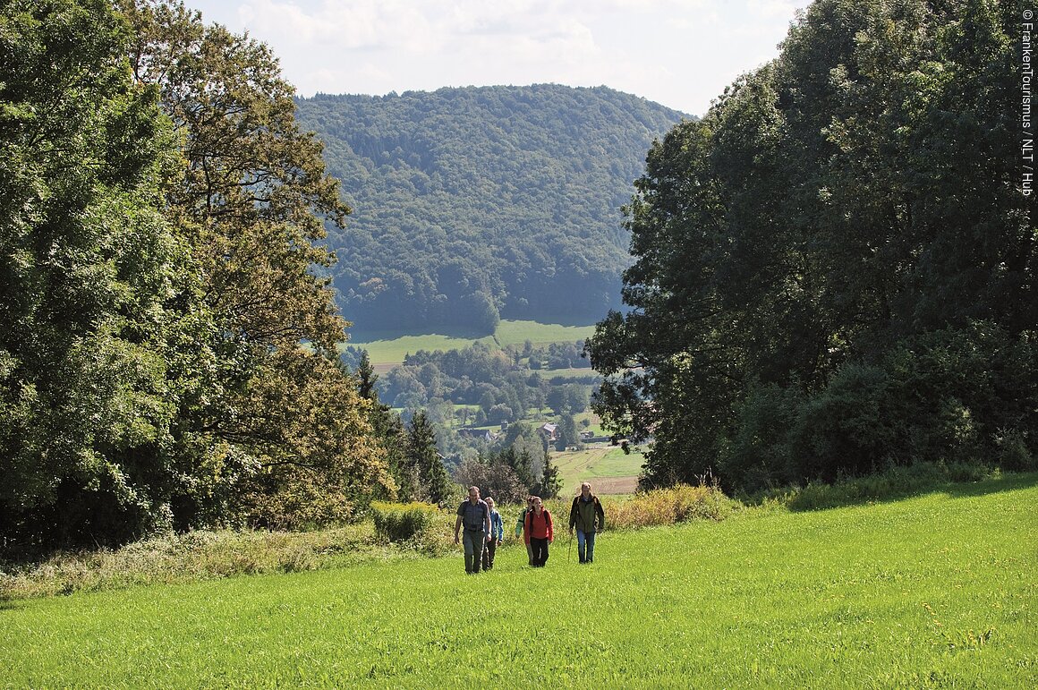 Wandern auf dem Frankenweg (Nürnberger Land)