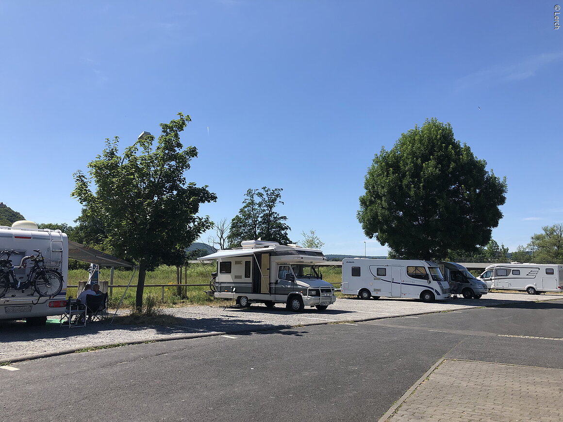 Wohnmobilstellplatz am Bleichrasen (Hammelburg, Rhön)