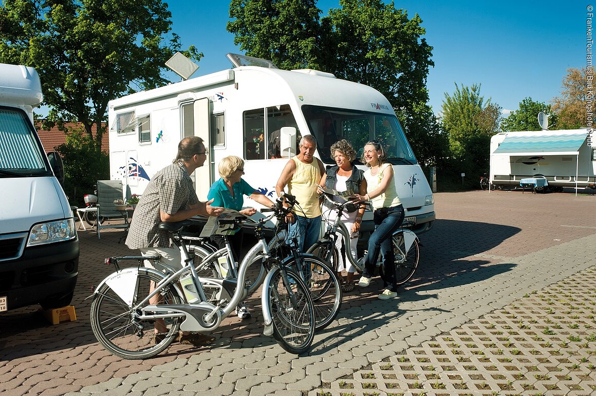 Bad Königshofen, Reisemobilstellplatz an der FrankenTherme