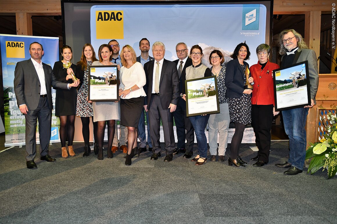 Preisverleihung des ADAC Tourismuspreis Bayern 2019