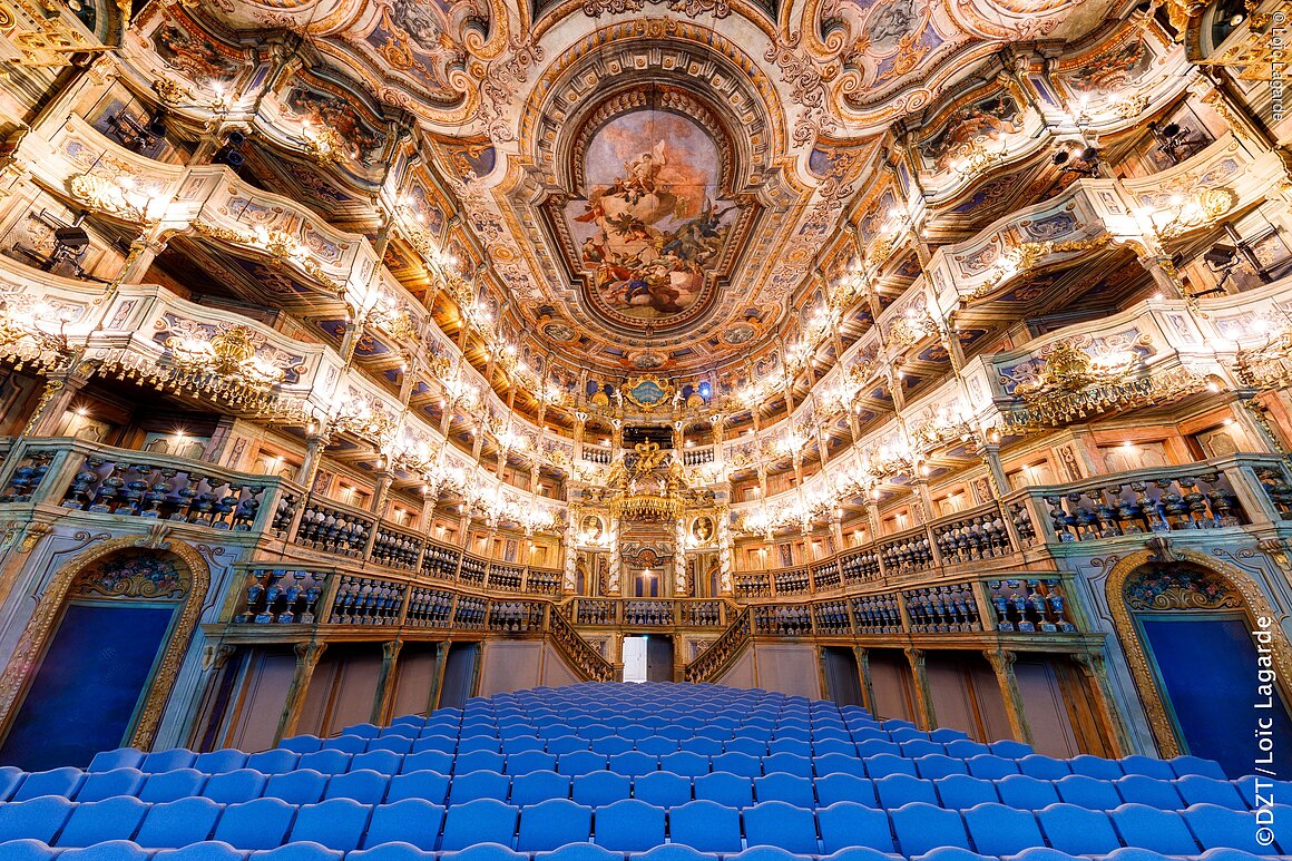 UNESCO Weltkultuerbe Markgräfliches Opernhaus (Bayreuth, Fichtelgebirge)