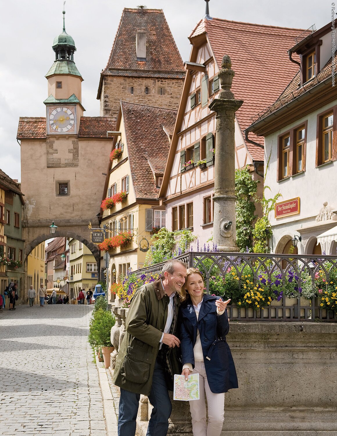 Markusturm und Röderbogen (Rothenburg o.d.T., Romantisches Franken)