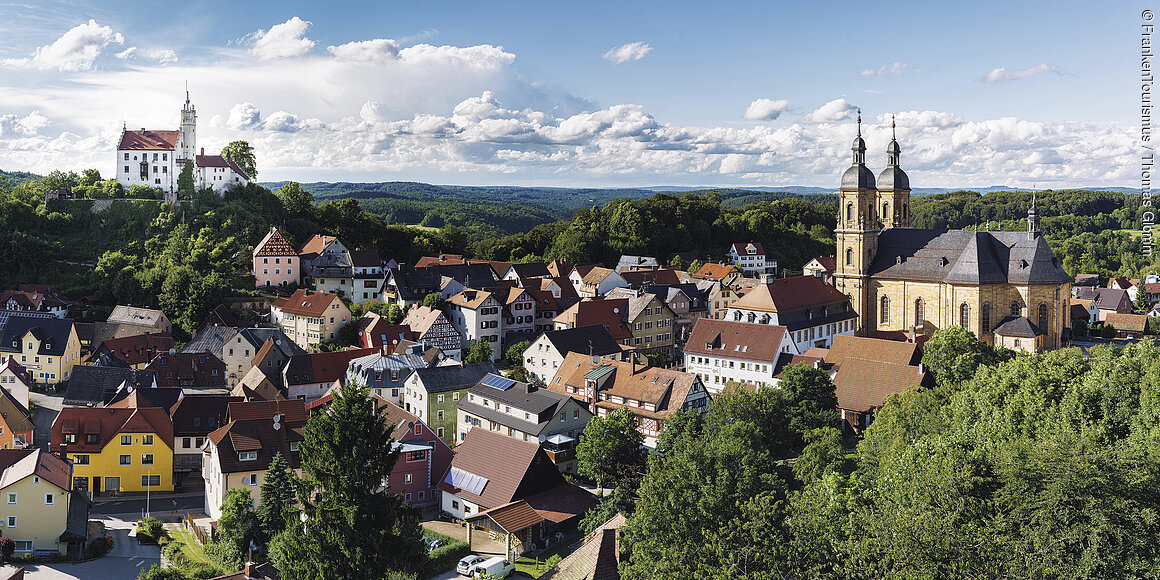 Blick auf Gößweinstein (Fränkische Schweiz)