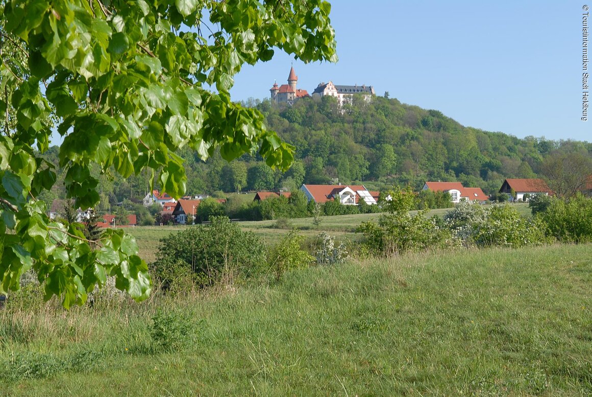 Blick auf die Veste (Heldburg)